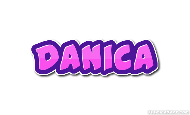 Danica Logo - Danica Logo | Free Name Design Tool from Flaming Text