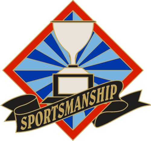 Sportsmanship Logo - Sportsmanship School Pin