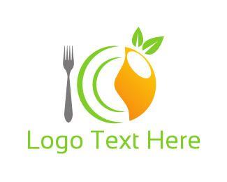 Citrus Logo - Fruit Dish Logo