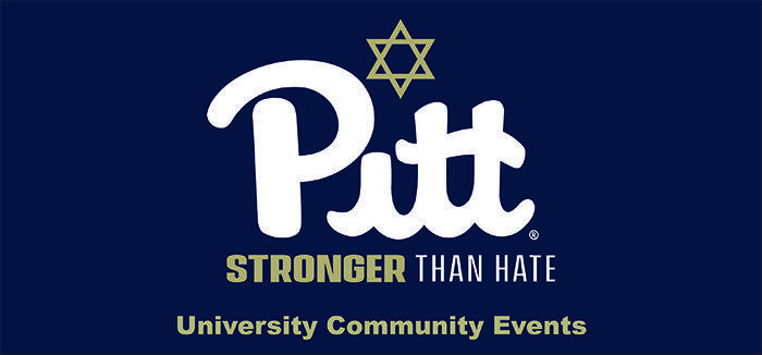 Stronger Logo - Pitt: Stronger Than Hate. Office of the Provost