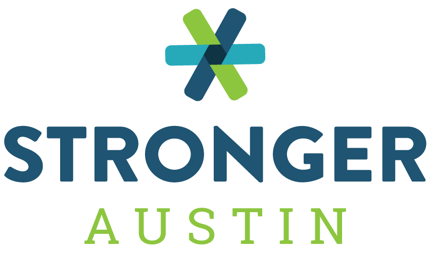 Stronger Logo - Stronger Austin - Building a Healthier Austin, Together.