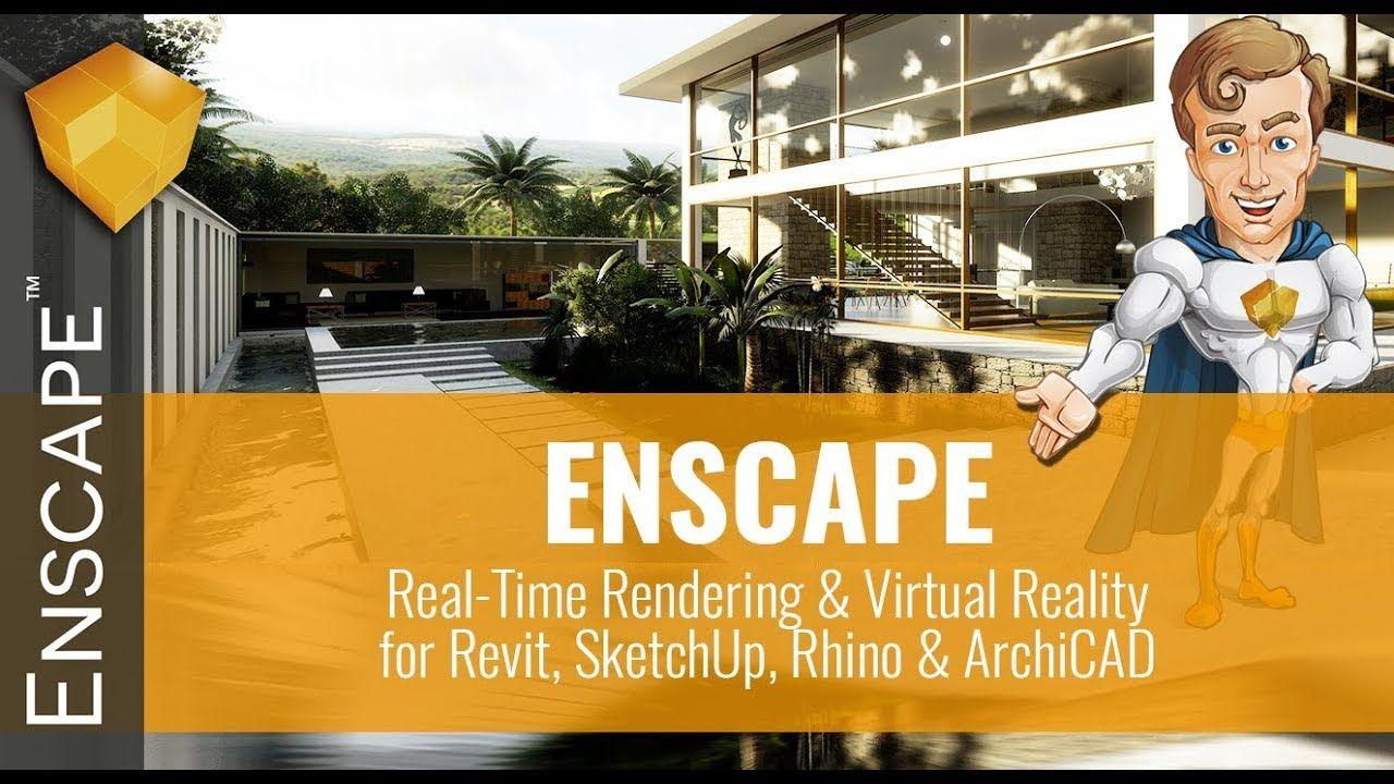 Enscape Logo - Enscape™: Real Time Rendering & Virtual Reality For Revit, SketchUp