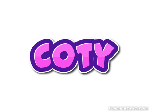 Coty Logo - Coty Logo | Free Name Design Tool from Flaming Text