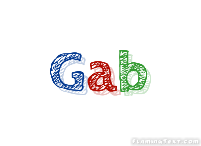 Gab Logo - Gab Logo. Free Name Design Tool from Flaming Text