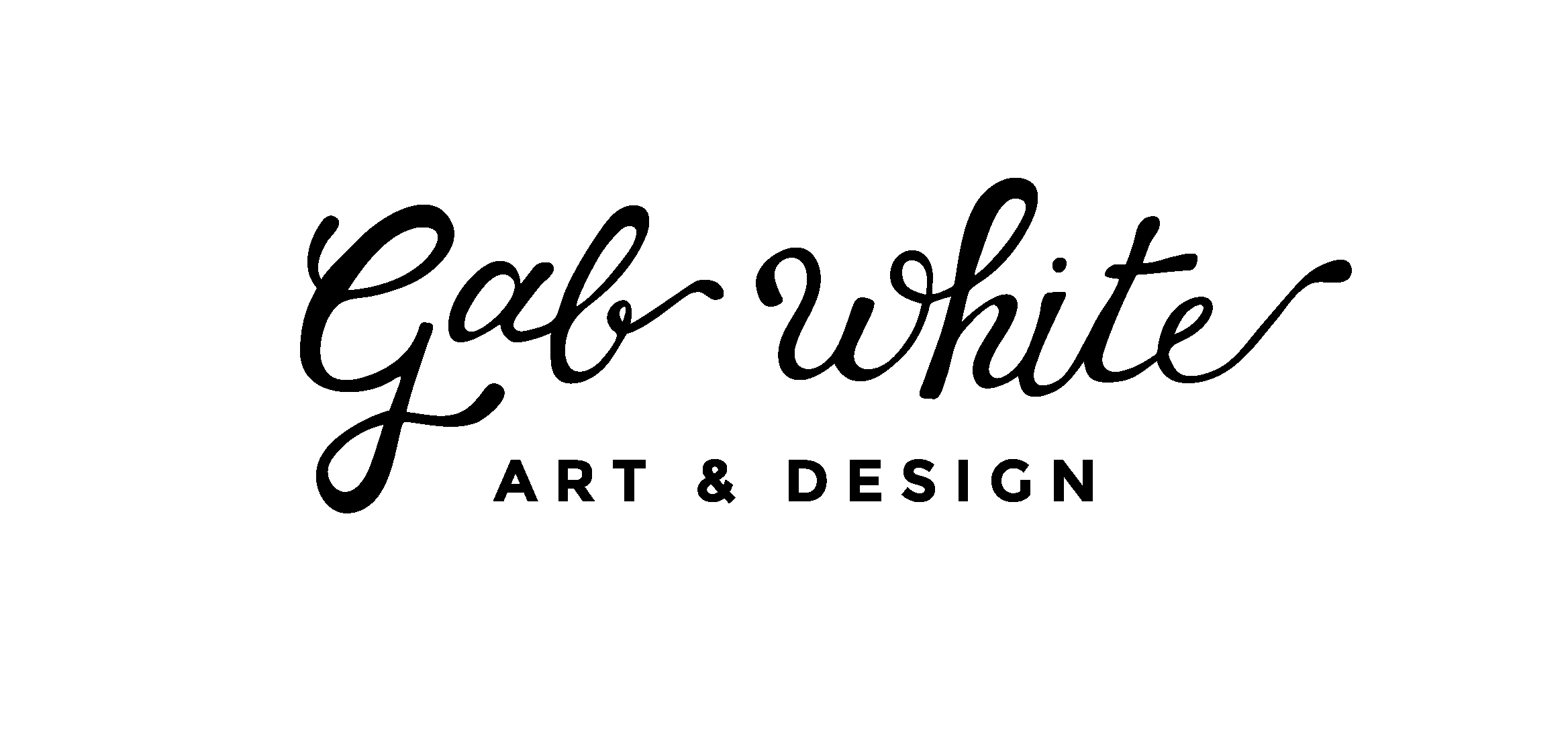 Gab Logo - logo-designs-animation - Gab White Art & Design - Gab White Art & Design