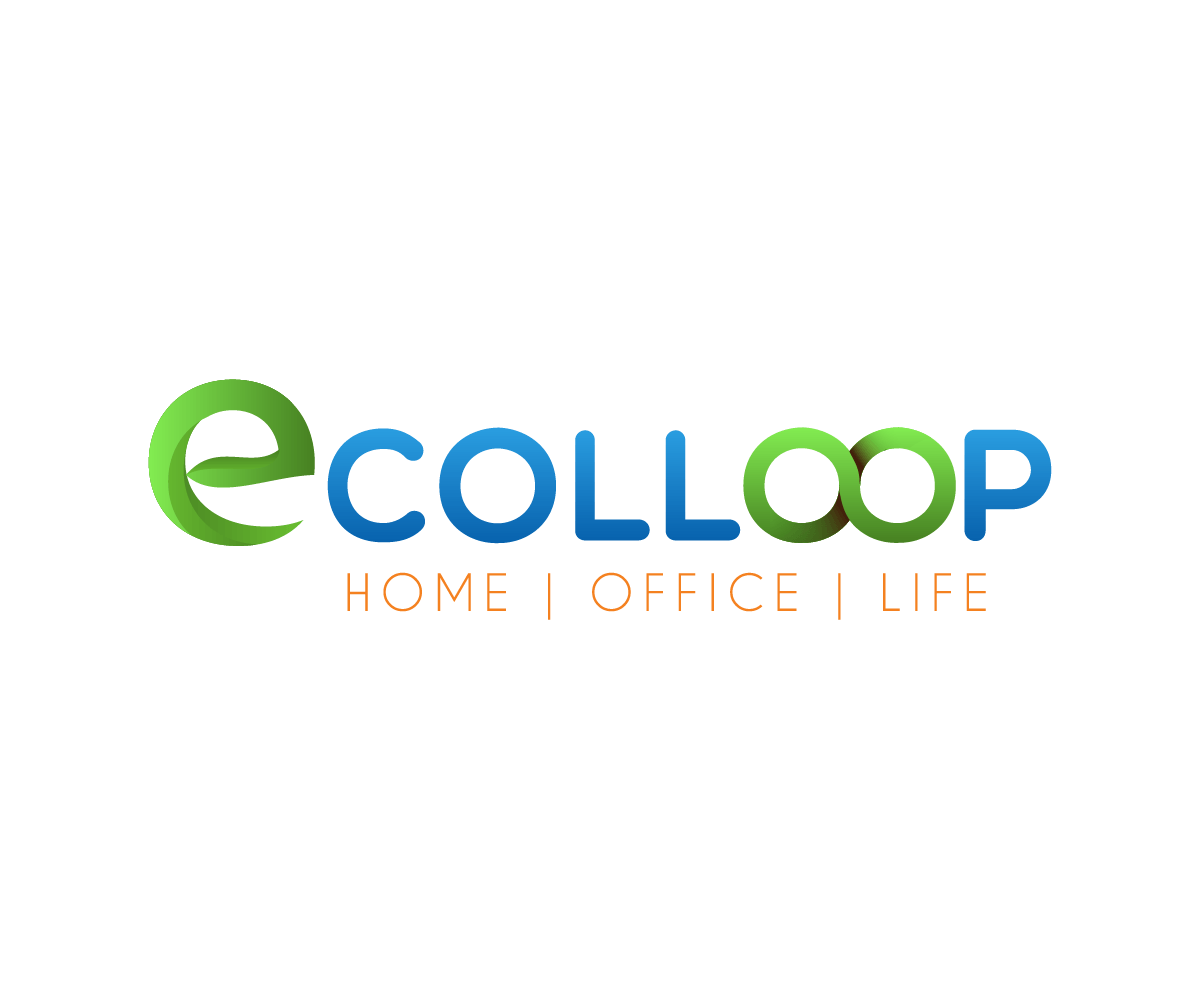 Gab Logo - Logo Design for &;ecolloop&; and below the logo Home. Office