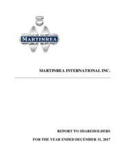 Martinrea Logo - Martinrea International Inc. - AnnualReports.com