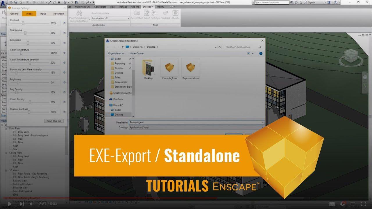 Enscape Logo - Export a standalone walktrough in Revit with Enscape™