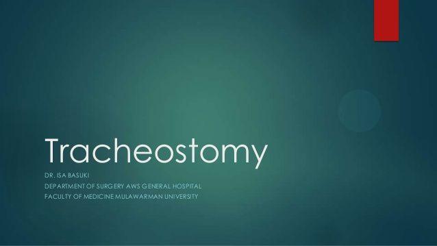 Trach Logo - Tracheostomy Operating Technique