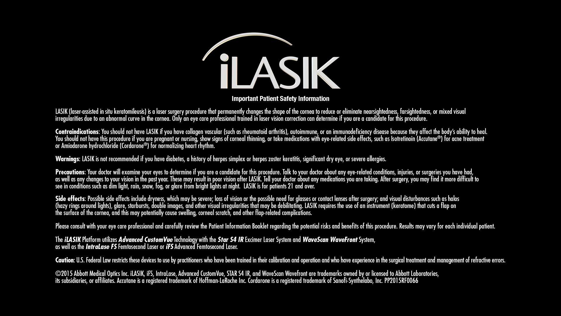 IntraLase Logo - iLASIK Practice Consumer Video - Moments with ISI and VO