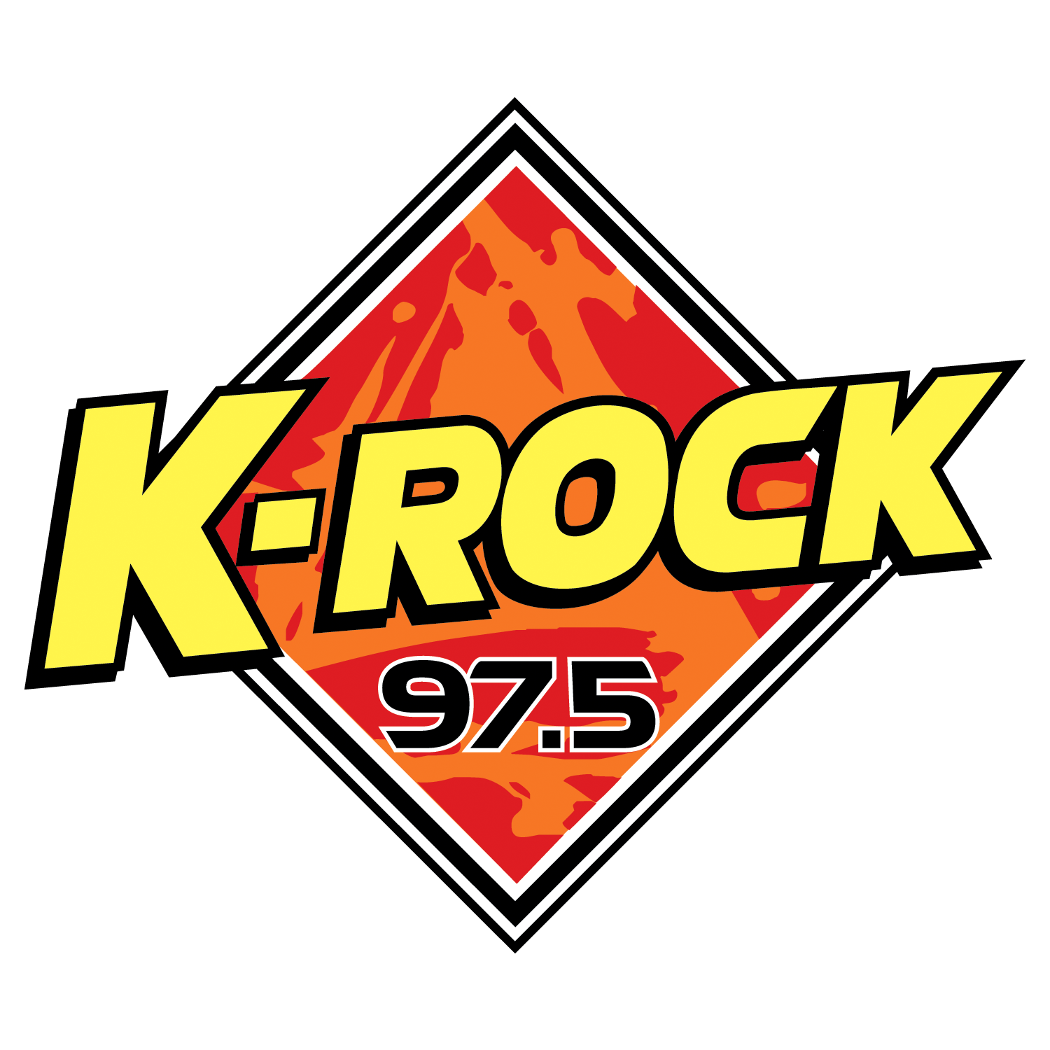 K-Rock Logo - 97.5 K ROCK Logos. K Rock 975