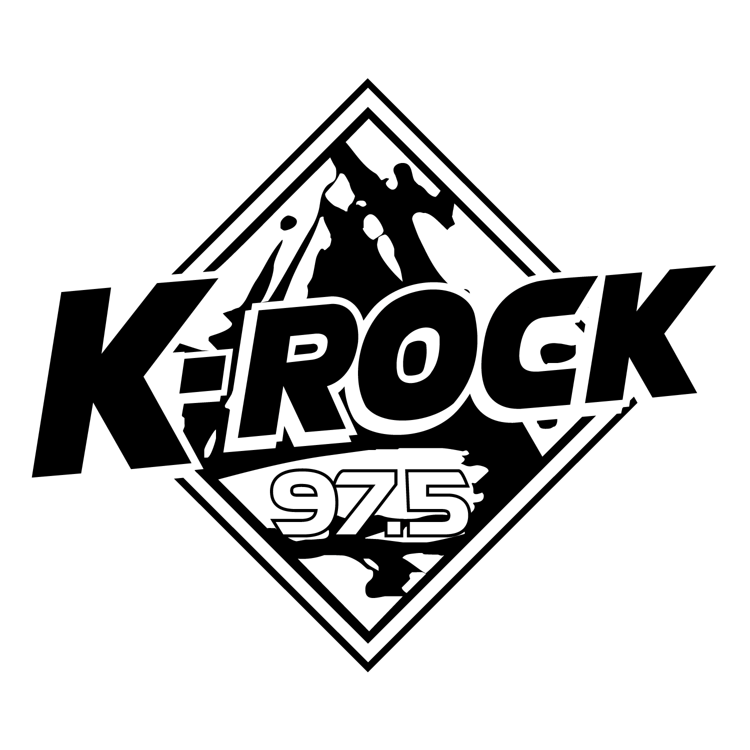 K-Rock Logo - 97.5 K ROCK Logos. K Rock 975