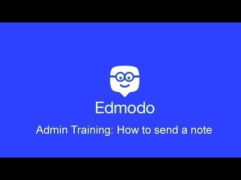 Edmodo Logo - How to Send a note to Staff, Parents and Students in Edmodo School Pages