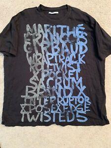 Girbaud Logo - Details about Marithe Francois Girbaud Logo Shirt Sz XXL Black Blue Short  Sleeve Tee