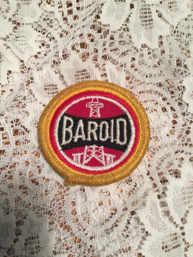 Baroid Logo - Baroid Oil Company Uniform Patch