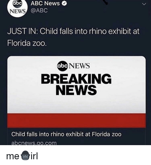 Abcnews.go.com Logo - abcABC News NEWS JUST IN Child Falls Into Rhino Exhibit at Florida