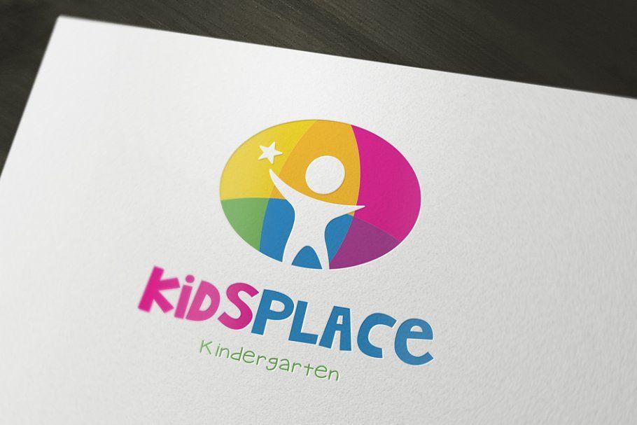 Kindergarten Logo - Kids Kindergarten Logo