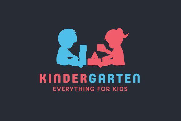 Kindergarten Logo - KinderGarten Logo Design + Fonts