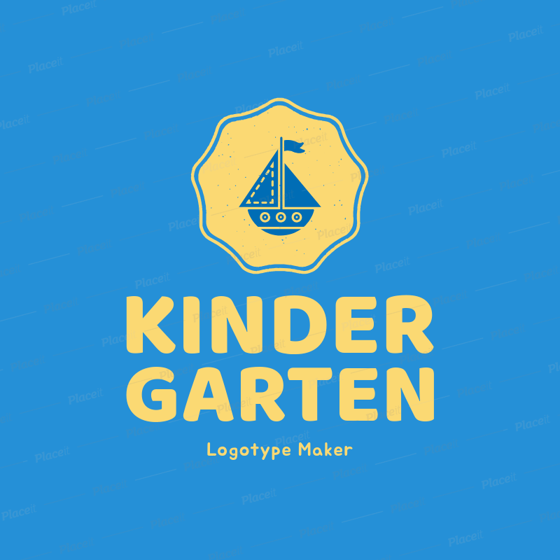 Kindergarten Logo - Kindergarten Logo Maker 1177e