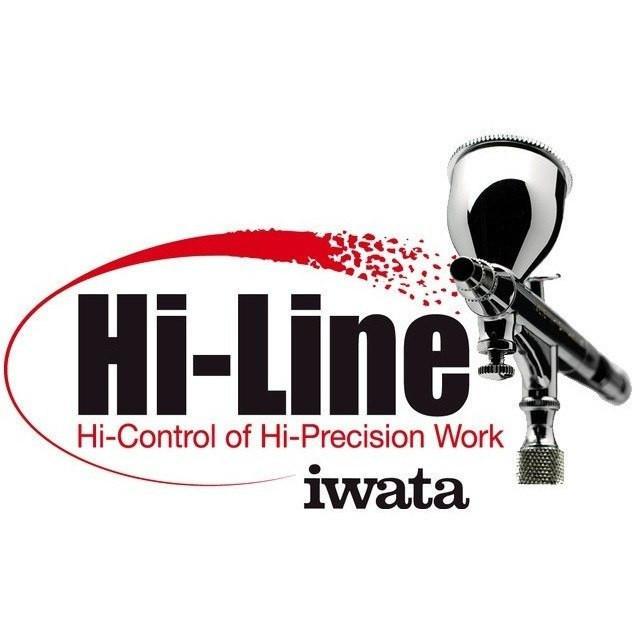 Airbrush Logo - Iwata HP BH Hi Line Precision Airbrush *Fine Detail*