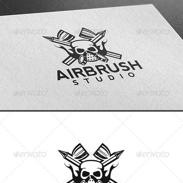 Airbrush Logo - Airbrush Human Logo from GraphicRiver