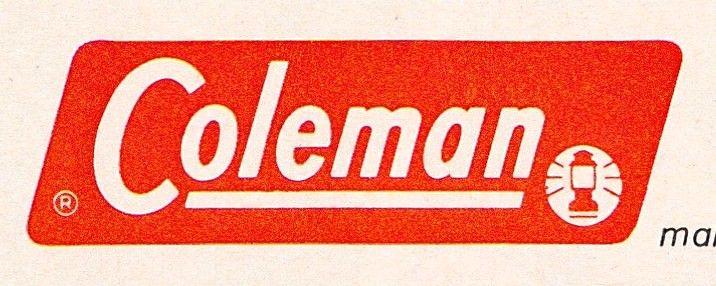 Coleman Logo - Coleman Logo 1960s
