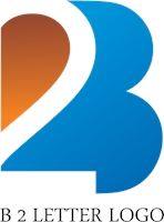 B2 Logo - B2 Letter Logo Vector (.AI) Free Download