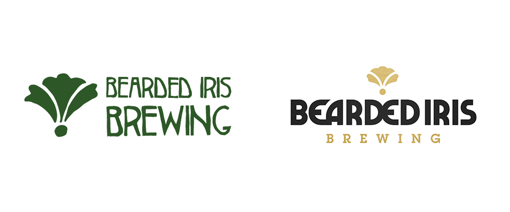 Iris Logo - Brand New: New Logo and Packaging for Bearded Iris Brewing Co