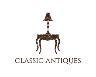 Antiques Logo - Classic Antiques for furniture Designed