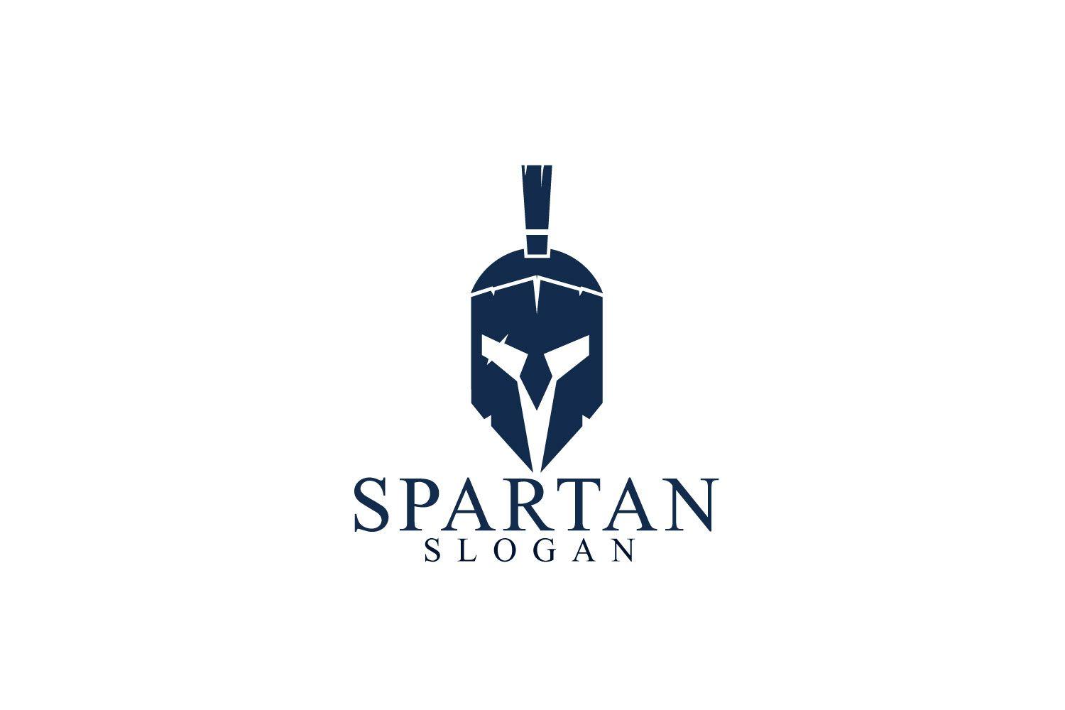 Antiques Logo - Spartan logo. Antiques Spartan warrior vector design.