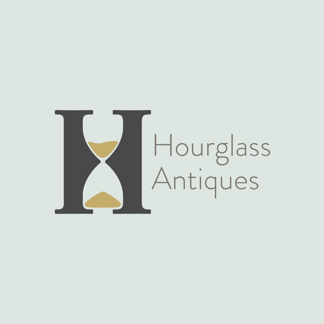 Antiques Logo - Logo design for an antique shop called Hourglass Antiques