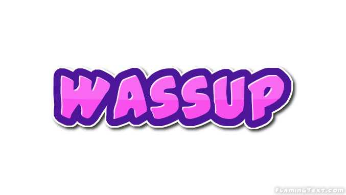 Wassup Logo - Wassup Logo | Free Name Design Tool from Flaming Text