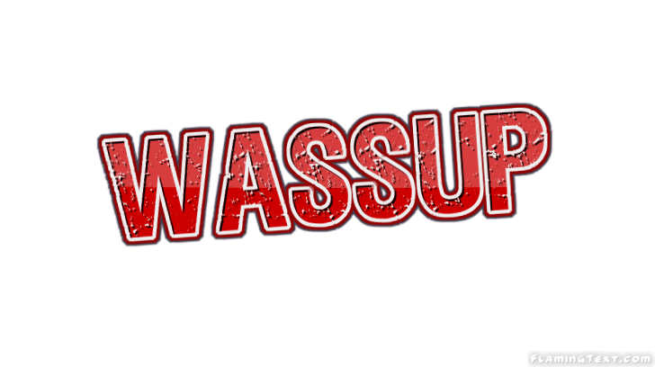 Wassup Logo - Wassup Logo. Free Name Design Tool from Flaming Text