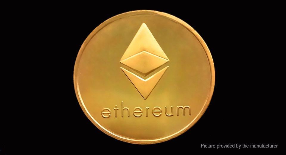 Ethercoin Logo - $1.84 Ethereum Ethercoin Commemorative Collection Metal Coin at FastTech -  Worldwide Free Shipping