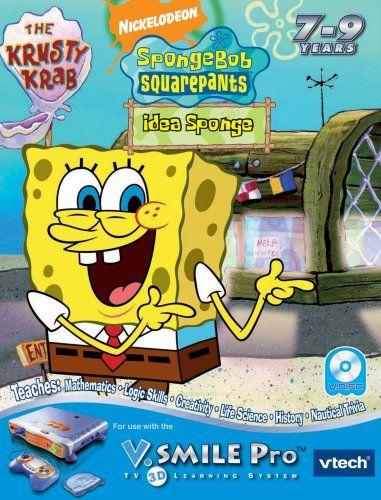 V.Smile Logo - VTech V.Smile Pro Learning Game: SpongeBob SquarePants: Idea Sponge