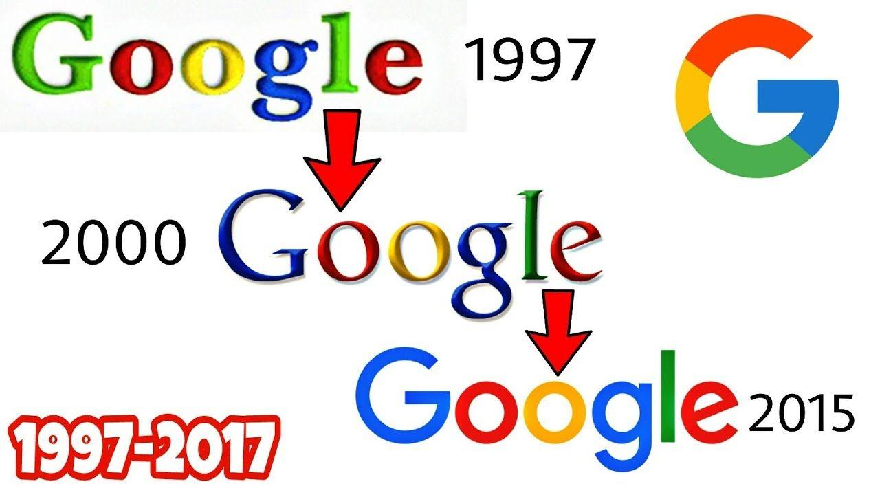 1997 Logo - Google Logo Evolution 1997 to 2017