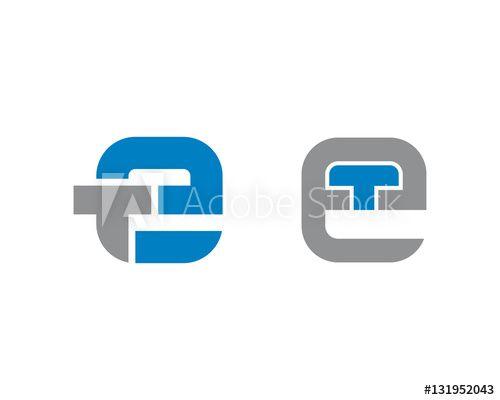Te Logo - TE ET Logo this stock vector and explore similar vectors at