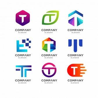 Te Logo - Letter t logo design template Vector