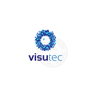 Scan Logo - Pixel Eye Logo - Visual Scan