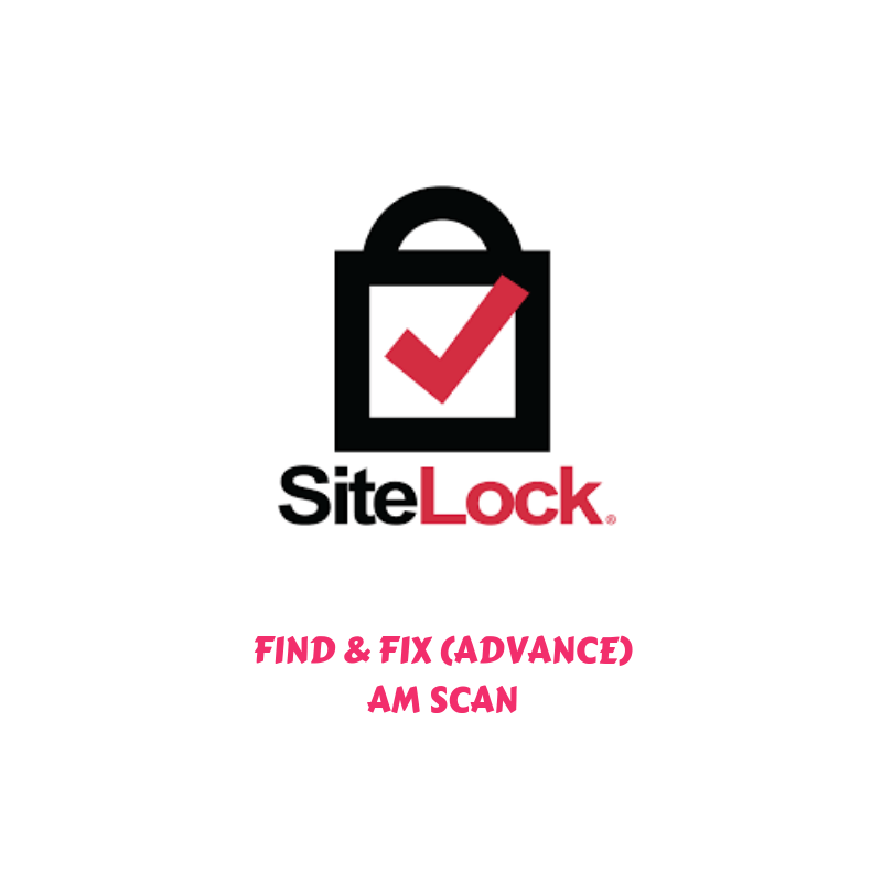 Scan Logo - Find and Fix scans the site inside and out, to search vulnerabilities