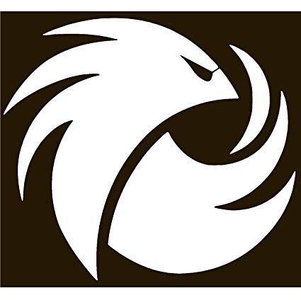 PHOENIX1 Logo - LoL Phoenix1 Logo Vinyl Sticker Decal 10 x White
