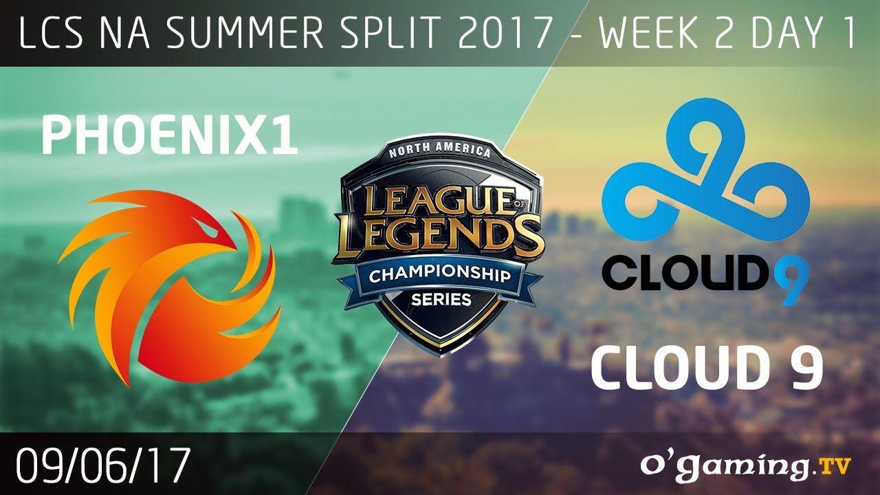 PHOENIX1 Logo - Phoenix1 vs Cloud9 NA Summer Split 2017 2 Day 1 of Legends