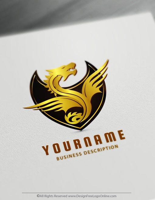 Drogon Logo - Dragon Logo Maker - Dragon Symbol - Online Logo Ideas