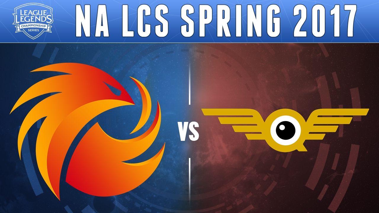 PHOENIX1 Logo - P1 vs FLY, Game 2 - NA LCS 2017 Spring - Phoenix1 vs FlyQuest G2