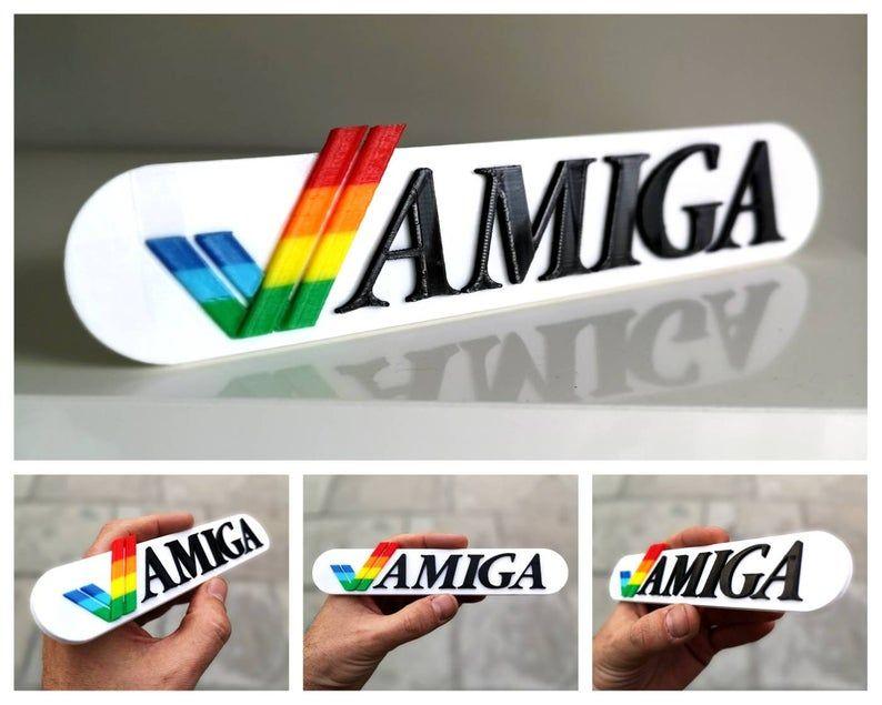 Amiga Logo - Commodore Amiga logo shelf display/fridge magnet - Retro 80s 16bit Video  Games
