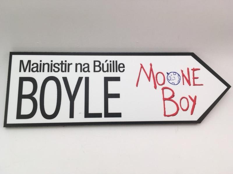 Boyle Logo - Moone Boy Logo Road Sign Magnet