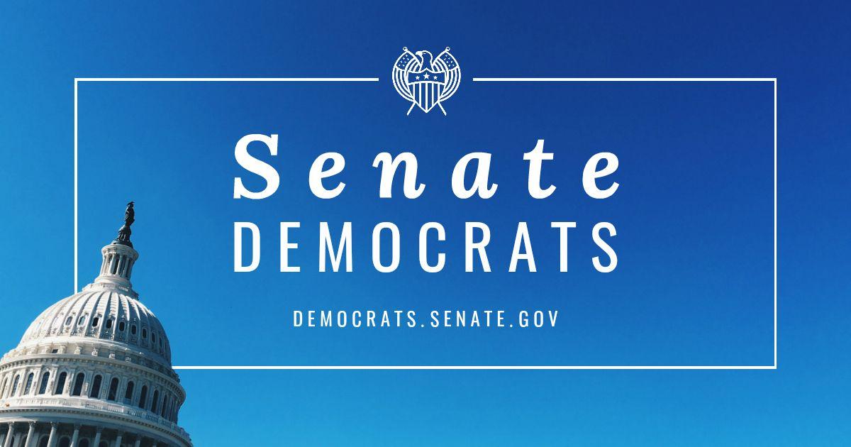 Senate Logo - Our Caucus. About Senate Dems. Senate Democratic Leadership