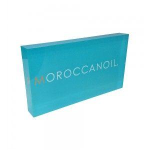 Moroccanoil Logo - Moroccanoil Acrylic Logo Slab - Modern Beauty Supplies