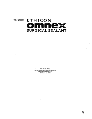 Ethicon Logo - Fillable Online after Ethicon Fax Email Print - PDFfiller