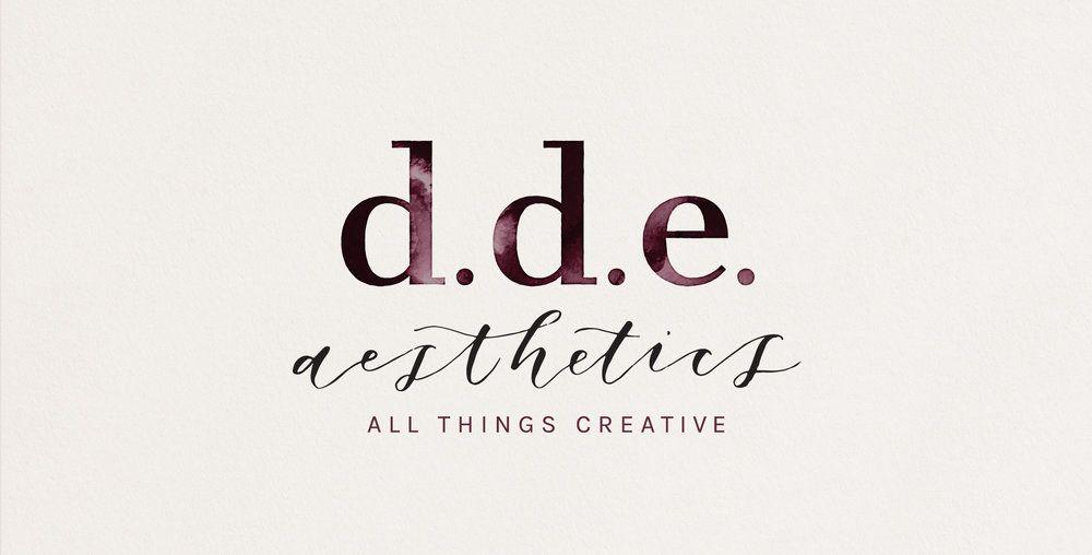 DDE Logo - Brand and Web Design: d.d.e. aesthetics / Emily Costopoulos — HALEY ...